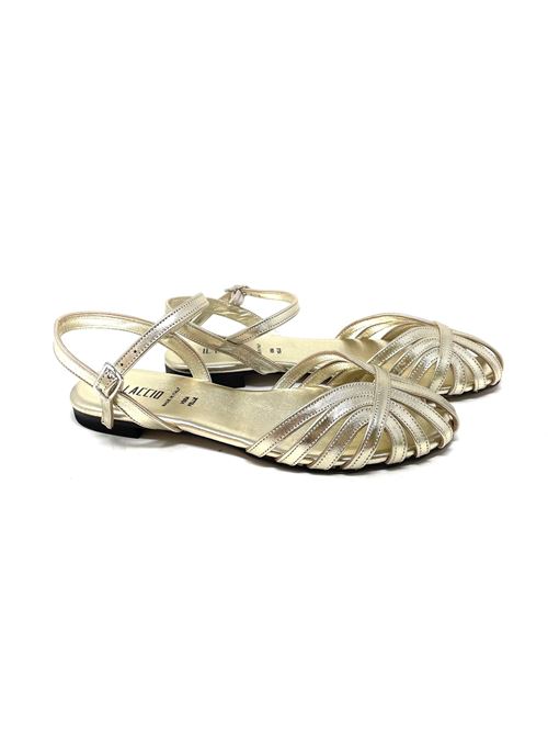 Sandalo donna ragnetto IL LACCIO | G500LAMINATOPLATINO